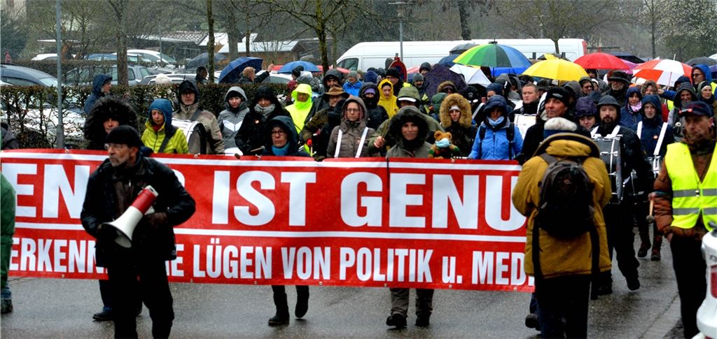 Demo gegen Corona-Politik