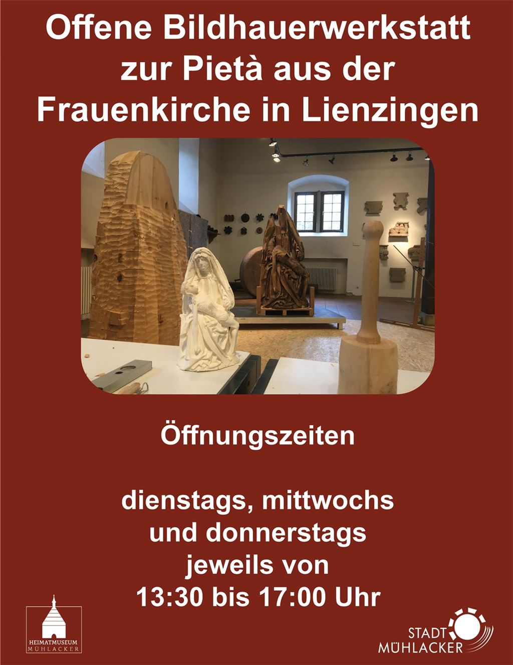 Besucher können Pietà-Projekt mitverfolgen