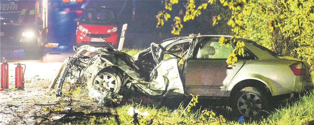 Schwerer Unfall auf der B35
