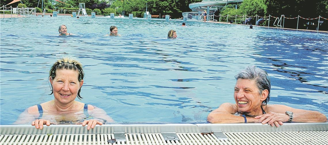Die Freibadsaison ist eröffnet Die Freibadsaison ist eröffnet