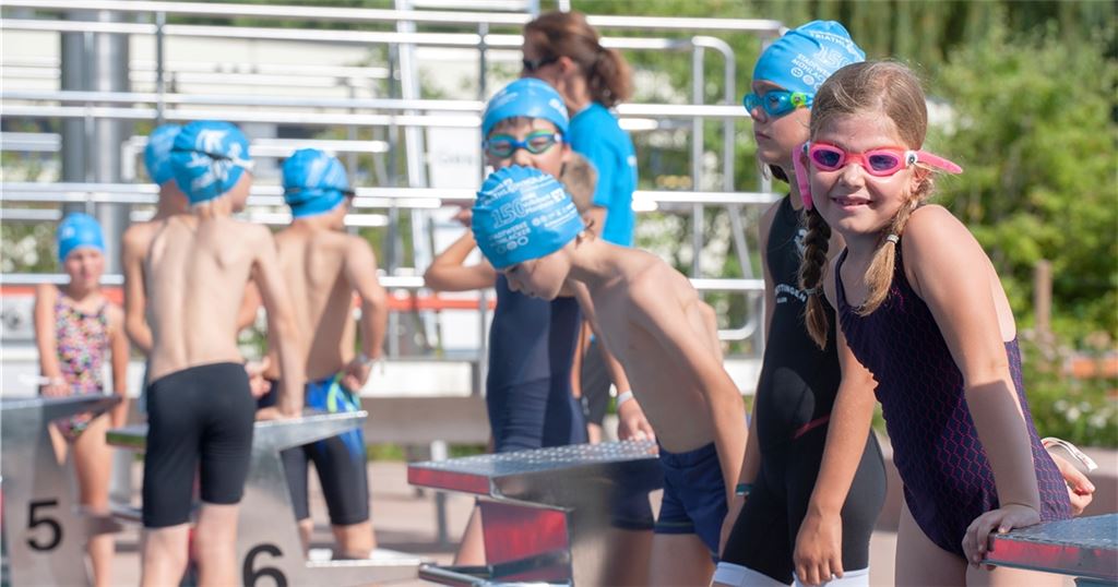 Kids gehen begeistert ins Rennen