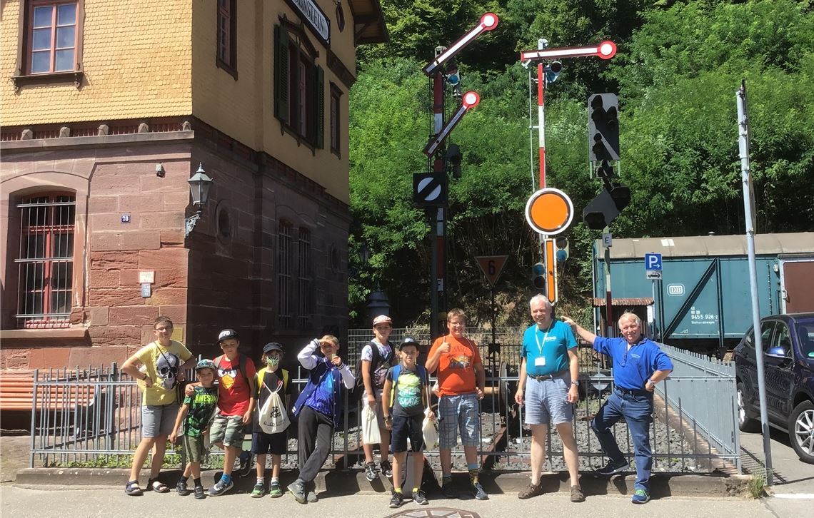 Kinder erleben Eisenbahngeschichte