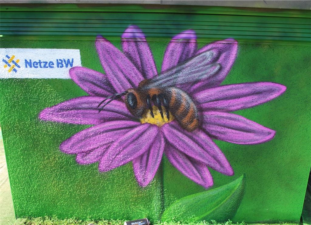 Graffiti der künstlerischen Art sind gerne gesehen