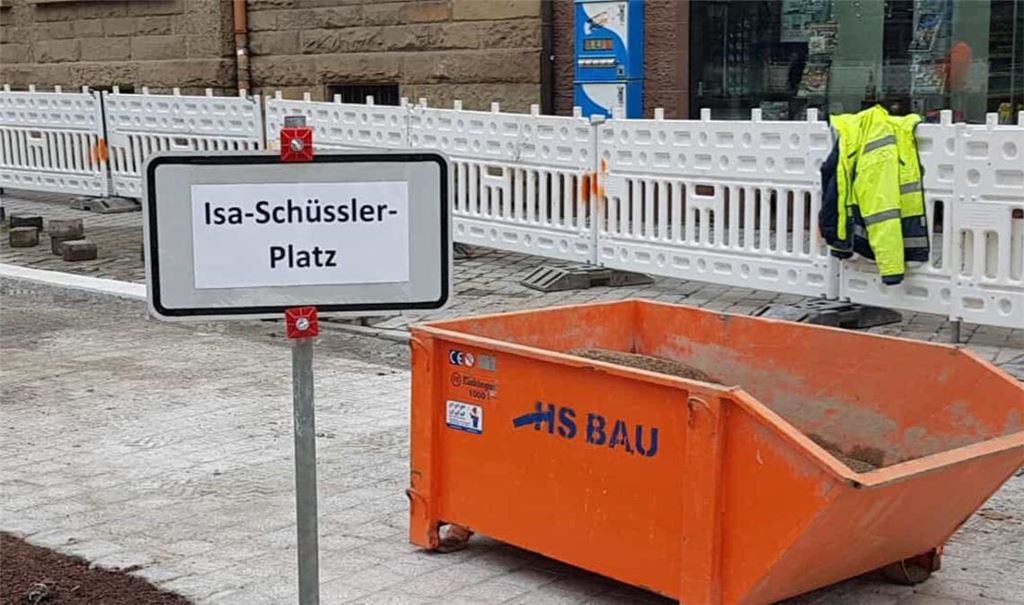 Die zuständige Kolonne an der Bahnhofstraße arbeitet unter Federführung von Isa Murrat und Kevin Schüssler. Foto: privat