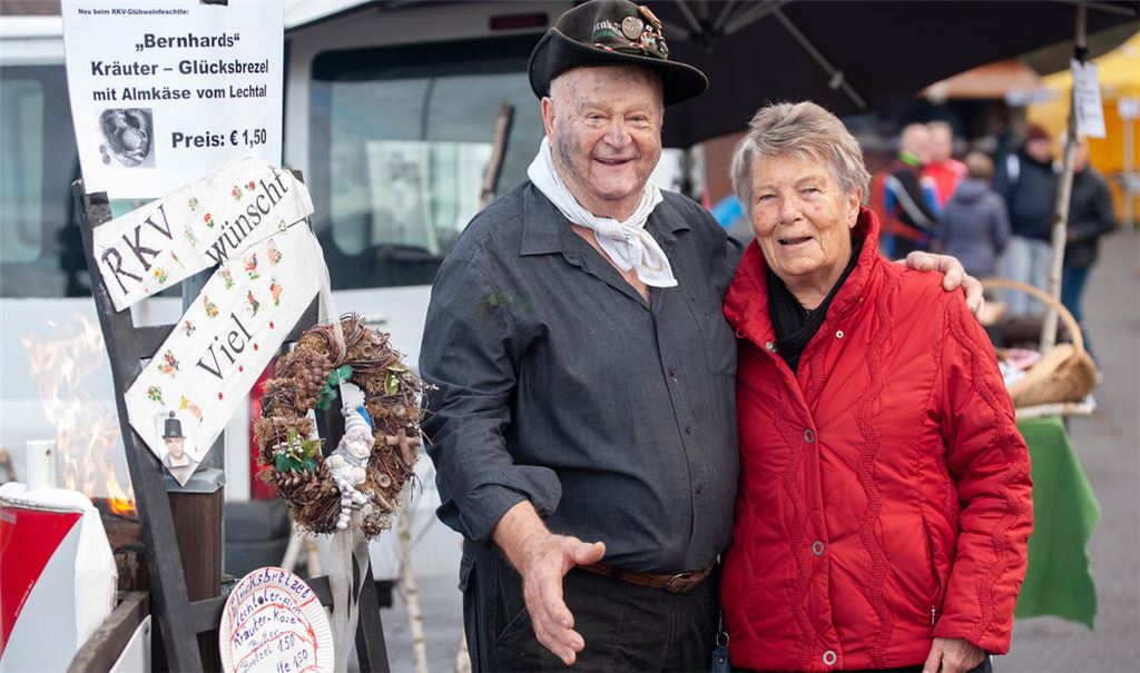 Glühweinfest mit besonderem Glücksbringer