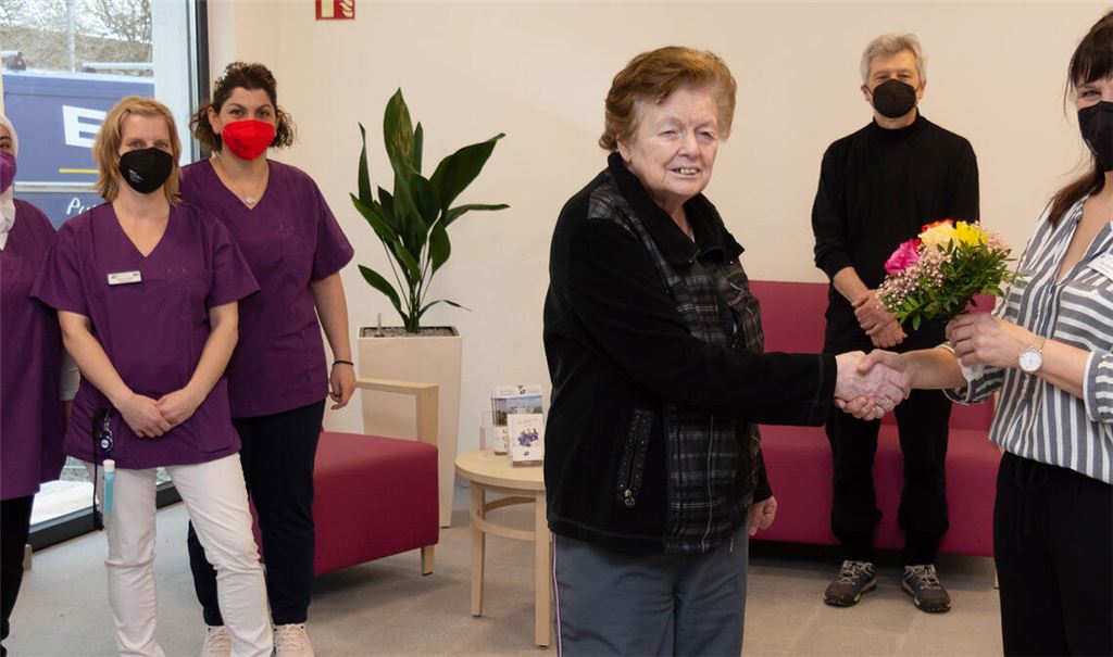 Erste Patientin im Heim für Kurz- und Übergangspflege
