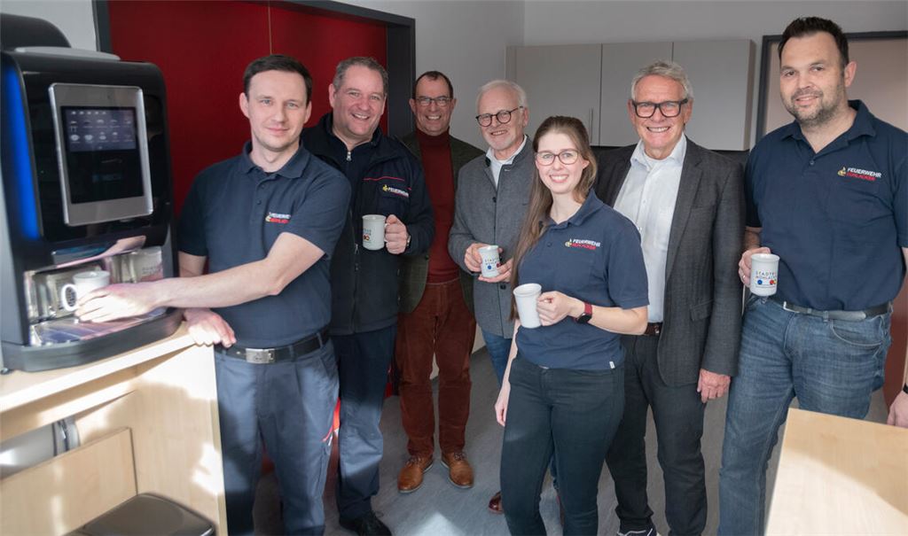 Kaffee für die Feuerwehr