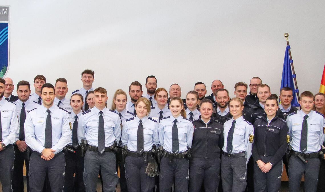 31 Neue bei der Polizei