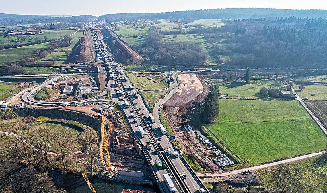 Autobahnauffahrten bei Niefern monatelang gesperrt