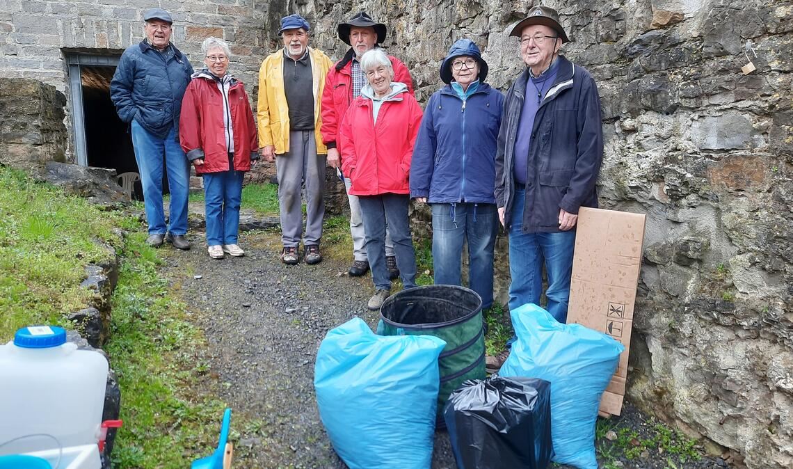 Die Burg ist geputzt