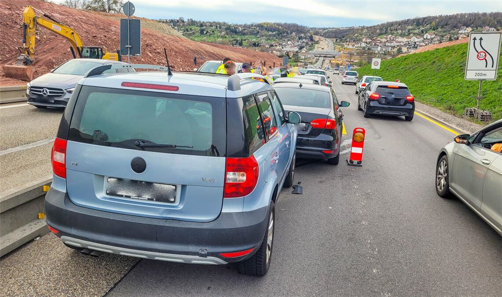 Auffahrunfall mit Domino-Effekt