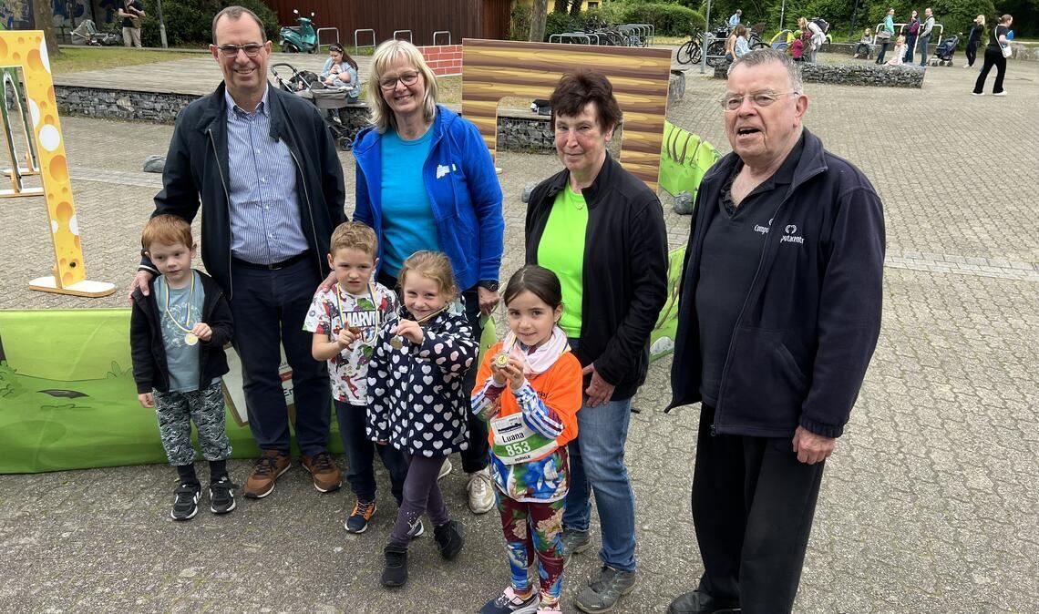 Medaillen für sportliche Kinder