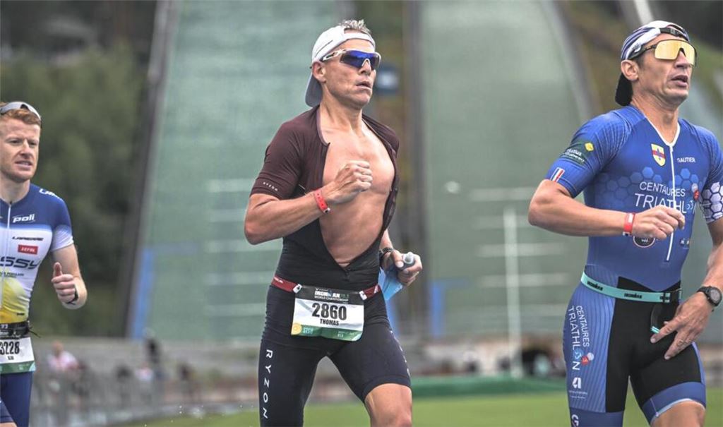Als Vierter geht Thomas Fritsch in Lahti auf die Laufstrecke.