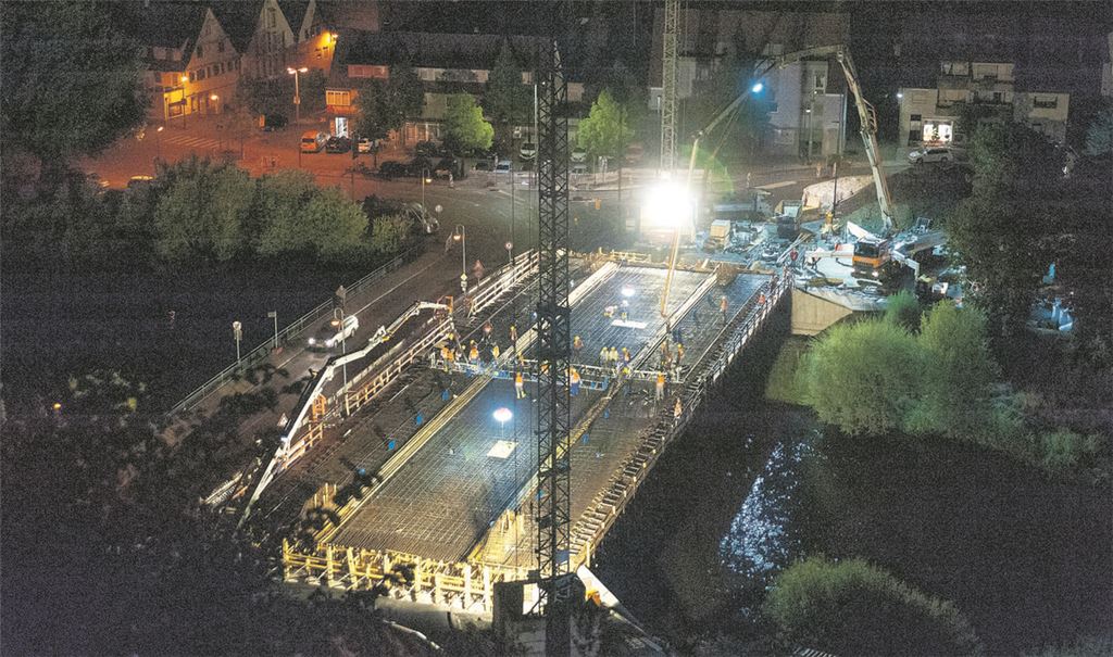 Der Brückenbau – ein Rückblick in Bildern