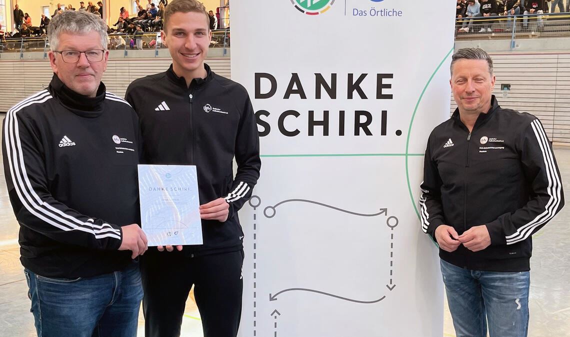 Ehrung für Schiedsrichter aus dem Kreis