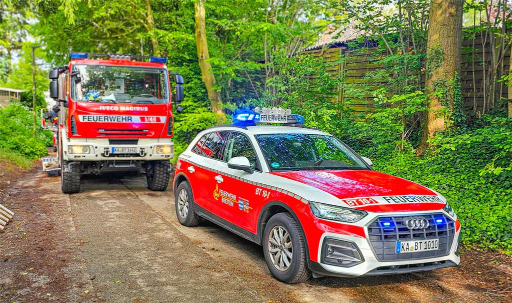 Kurioser Unfall endet glimpflich