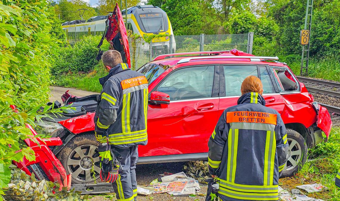 Kurioser Unfall endet glimpflich
