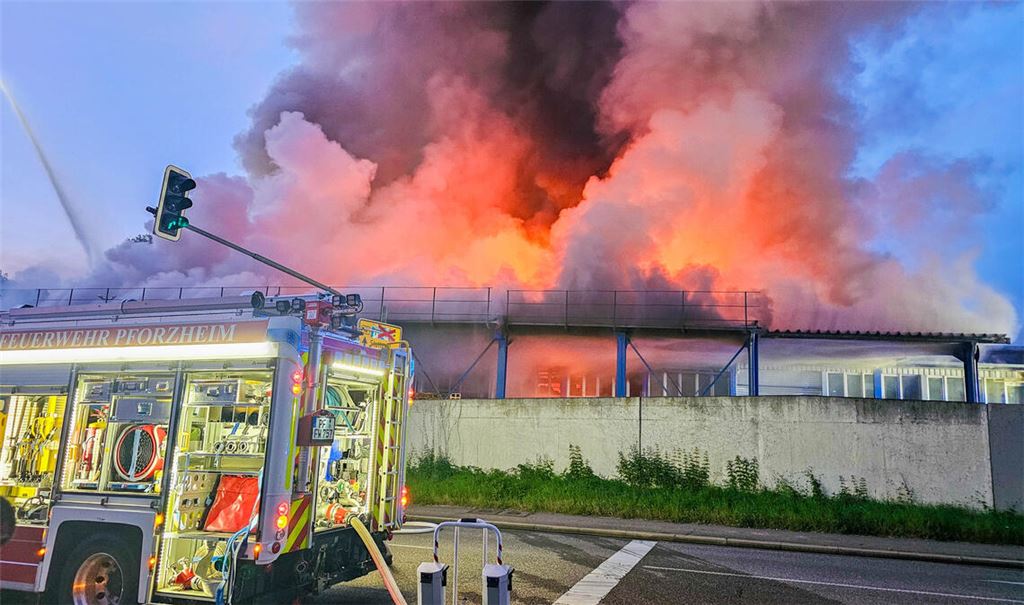 Millionenschaden nach Großbrand in der Pforzheimer Oststadt