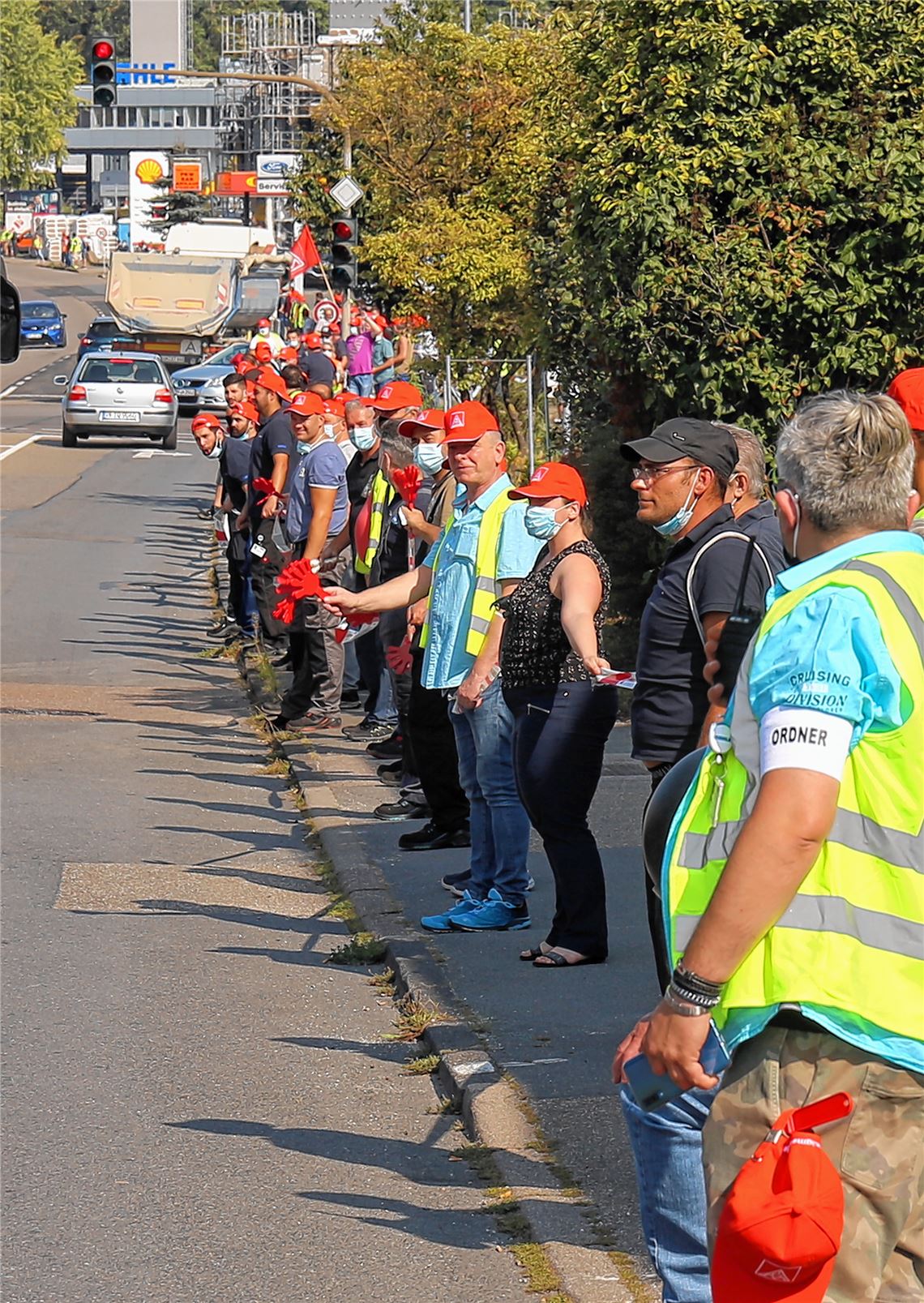 Protest gegen drohenden Stellenabbau