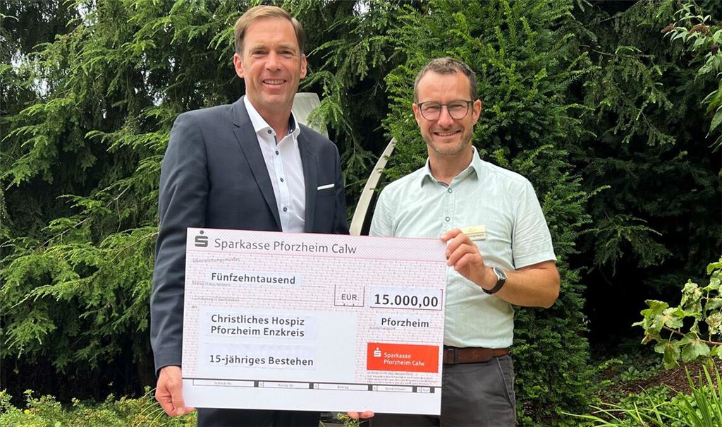 15000 Euro fürs 15-jährige Bestehen