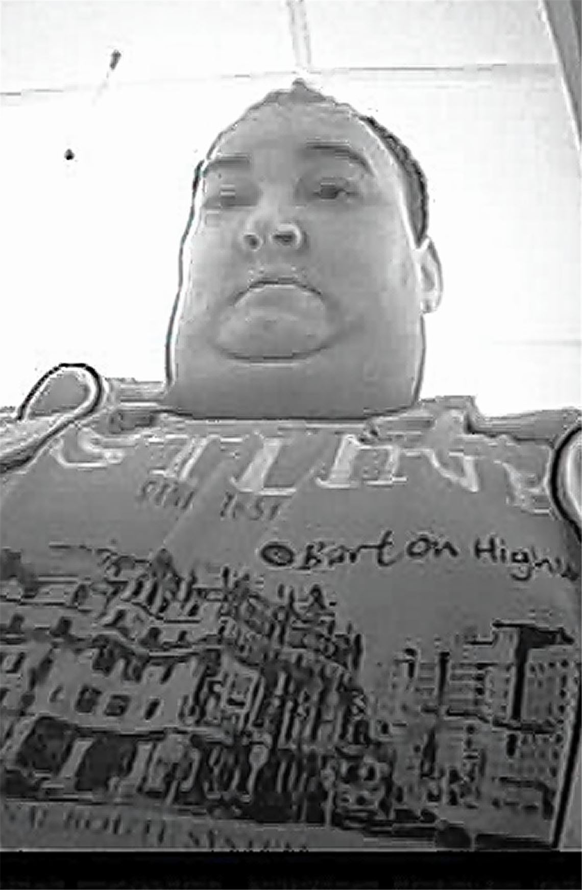 Bild aus der Überwachungskamera.