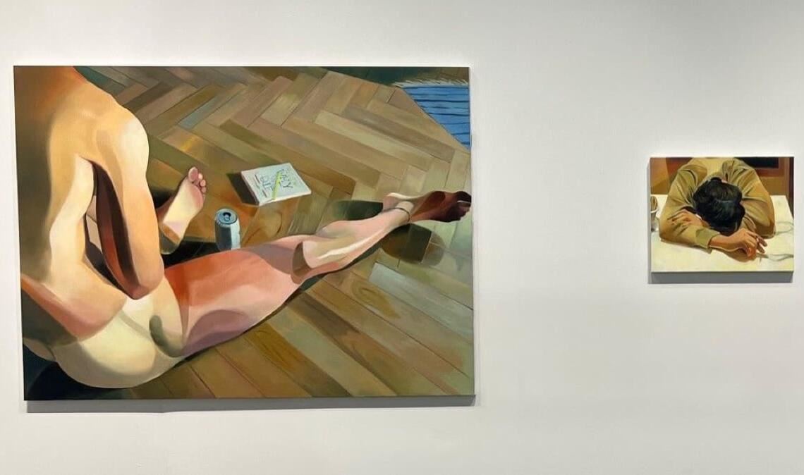 Bilder von Logan T. Sibrel bei der Armory Show am Stand der Galerie Thomas Fuchs, Stuttgart