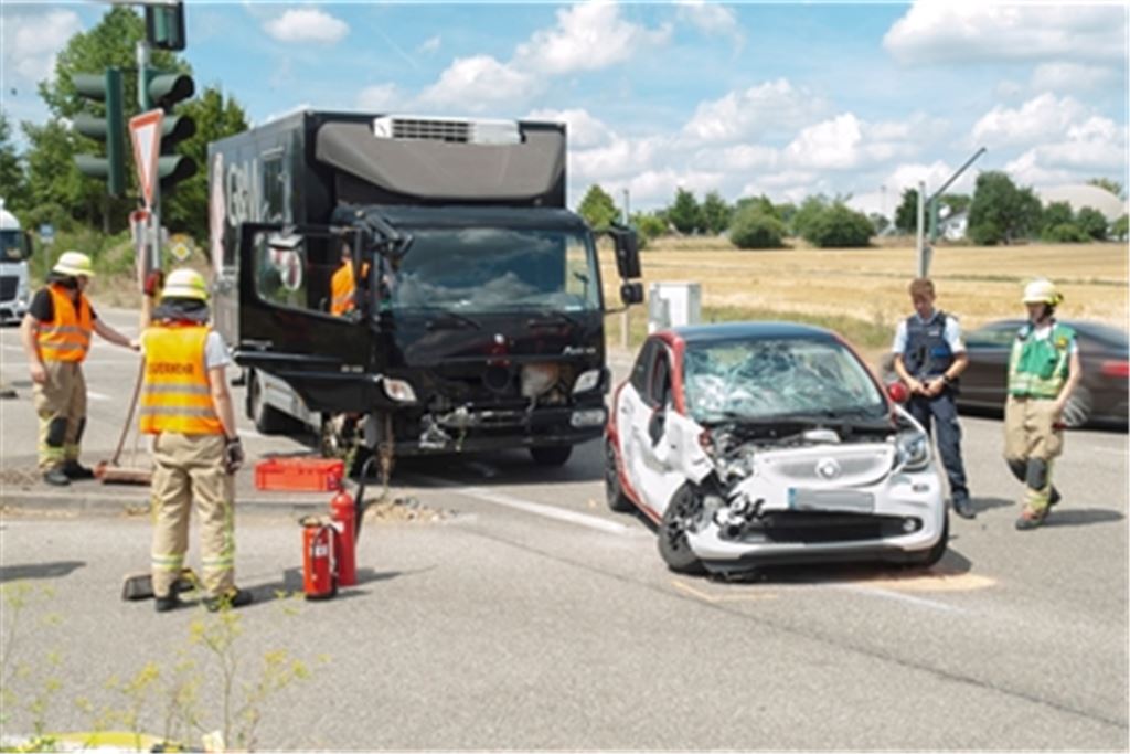 Bilder von den Unfällen am 2. August...