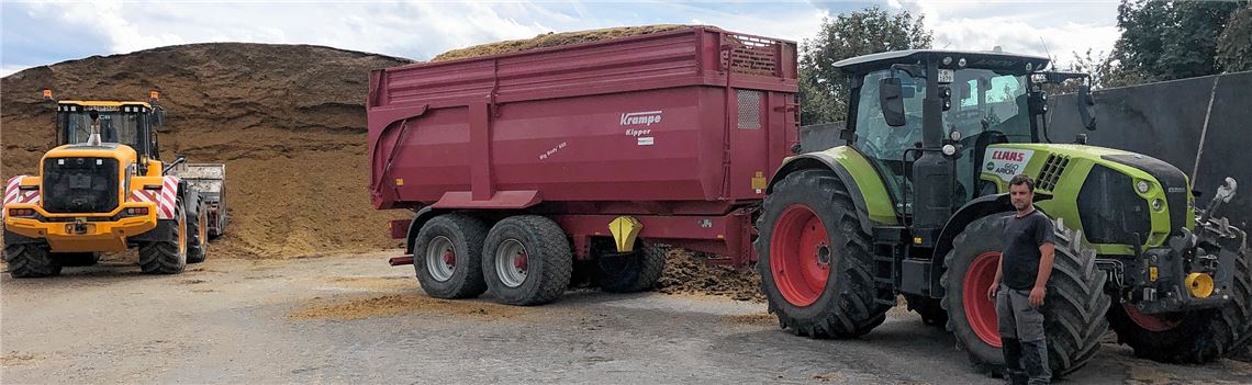 Biogasanlage hilft Bauern