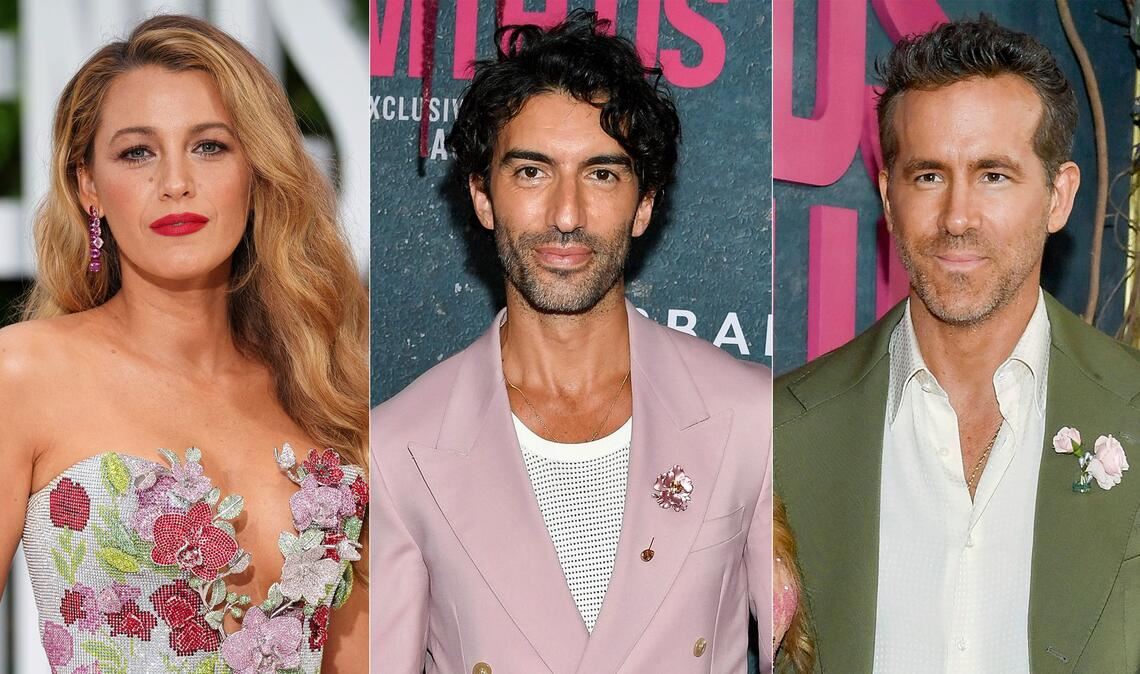 Blake Lively (links) und Justin Baldoni (Mitte) legen ihren Gerichtsstreit bei. (Archivbilder)