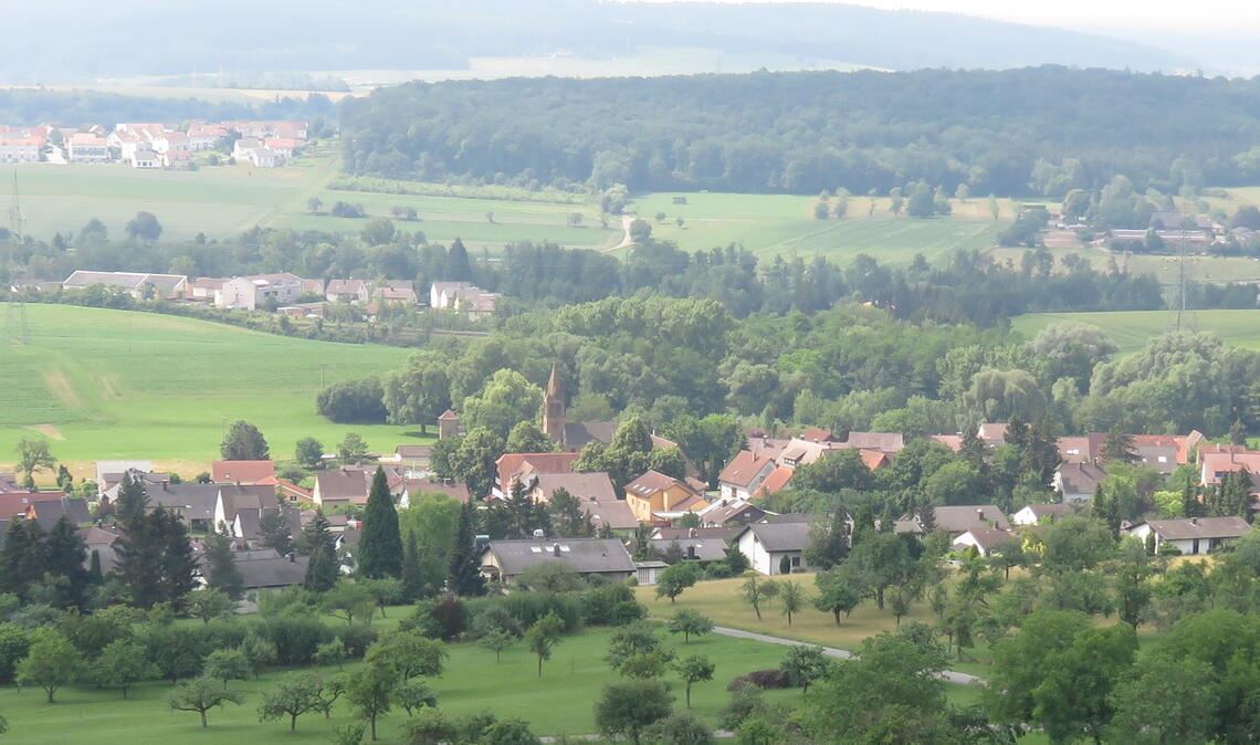 Blick auf Schönenberg. Foto: Archiv Becker