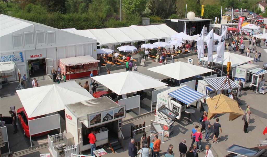 Blick auf das Messegelände bei der Auflage 2017. Foto: Archiv