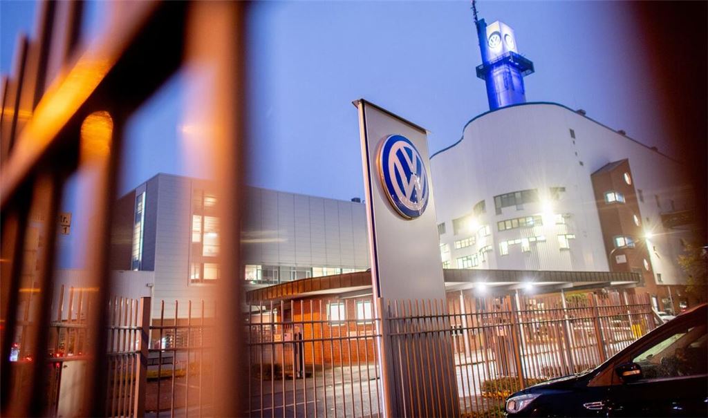 Blick auf das VW-Werk Osnabrück.