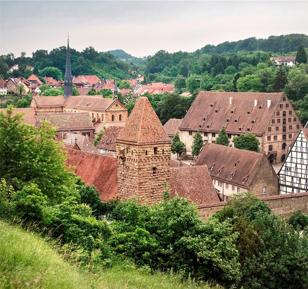 Blick auf die Klosteranlage. Foto: SSG/Bayerl