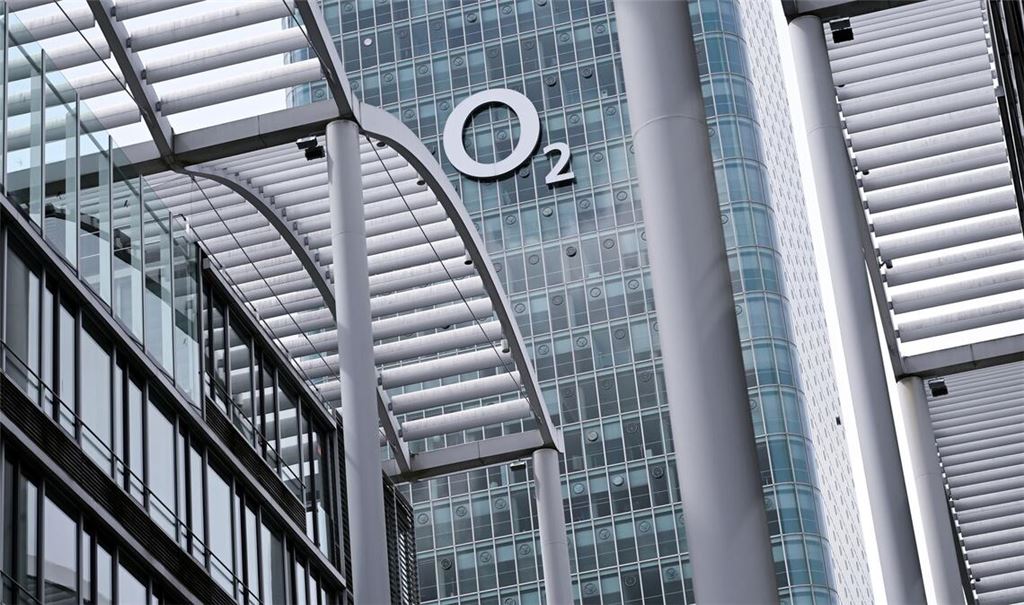 Blick auf die O2-Zentrale in München.