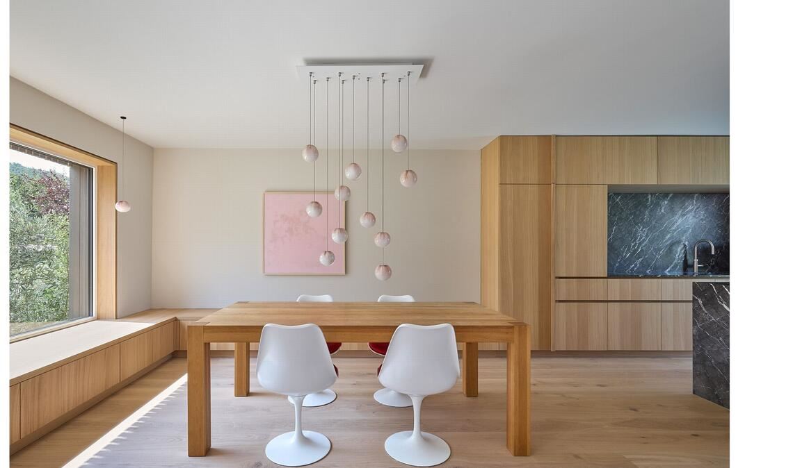 Blick in das Haus in Gerlingen, das der Stuttgarter Architekt Thilo Holzer umgebaut hat.