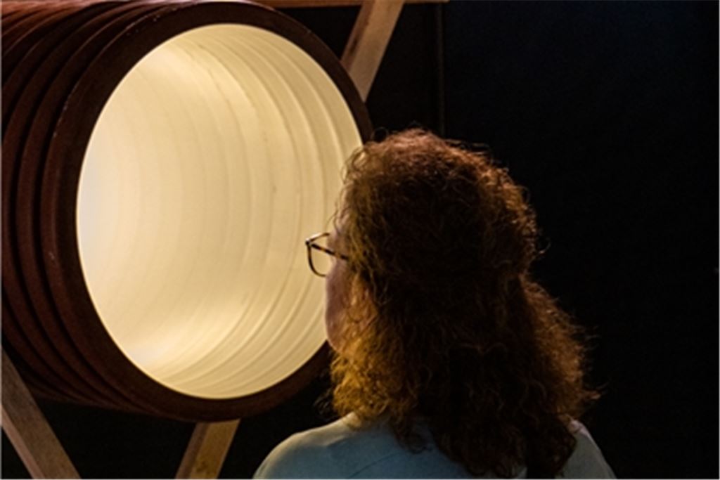 Blick in die Ausstellung im Zentrum für Präzisionstechnik. Foto: Kamper/Hochschule Pforzheim