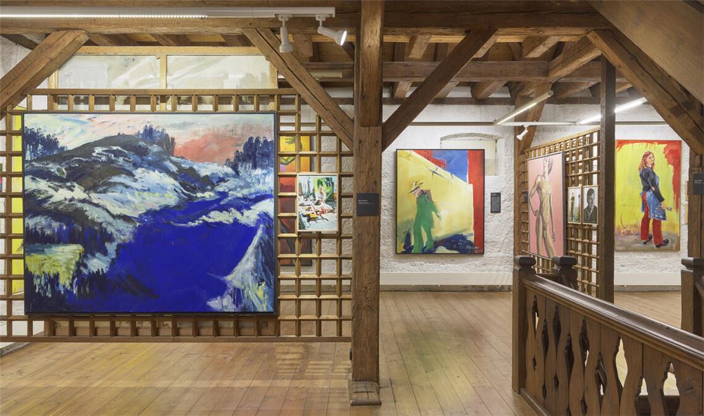 Blick in die Sammlung Heinrich in der Kunstscheune. Foto: Eric Tschernow