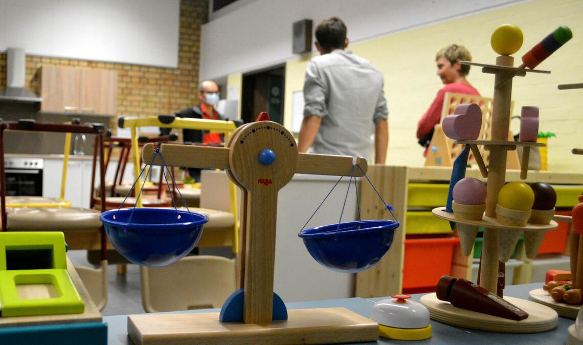 Blick in einen Raum der Kernzeitbetreuung in Illingen, die einmal mehr ein Thema ist. In der Kritik steht die Vergabepraxis. Foto: Archiv