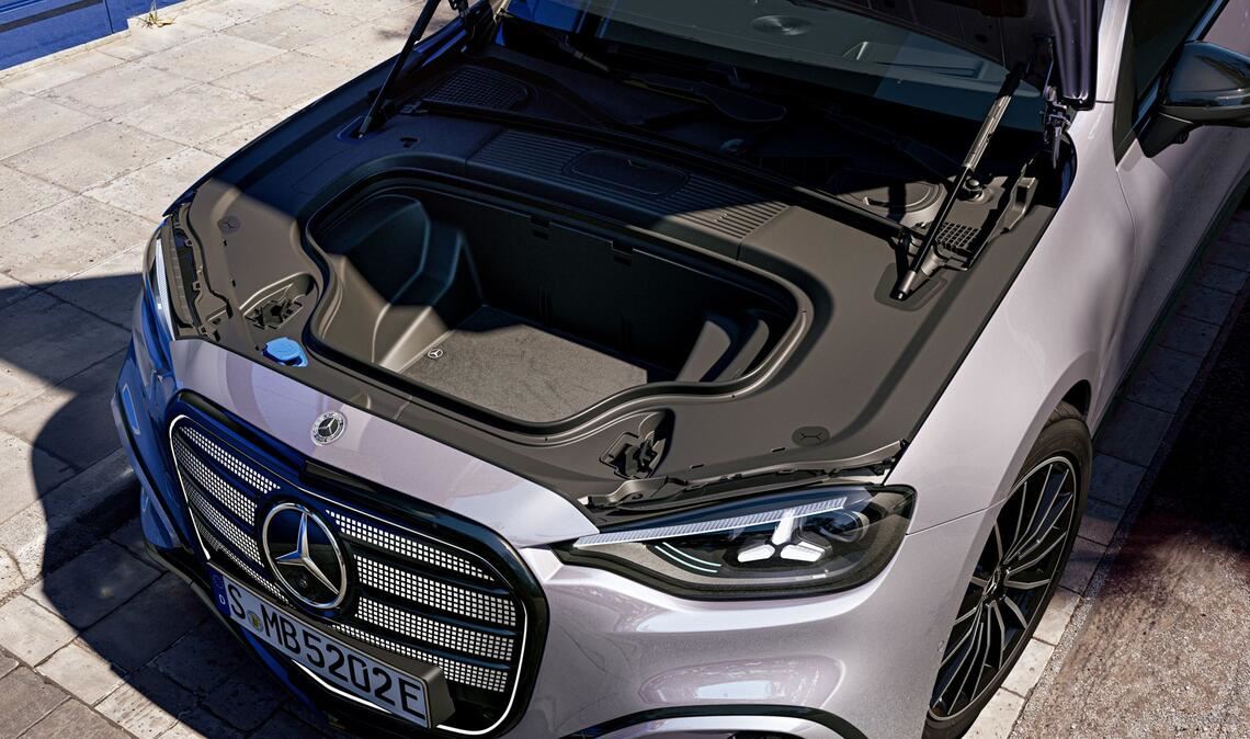 Blick unter die Antriebshaube