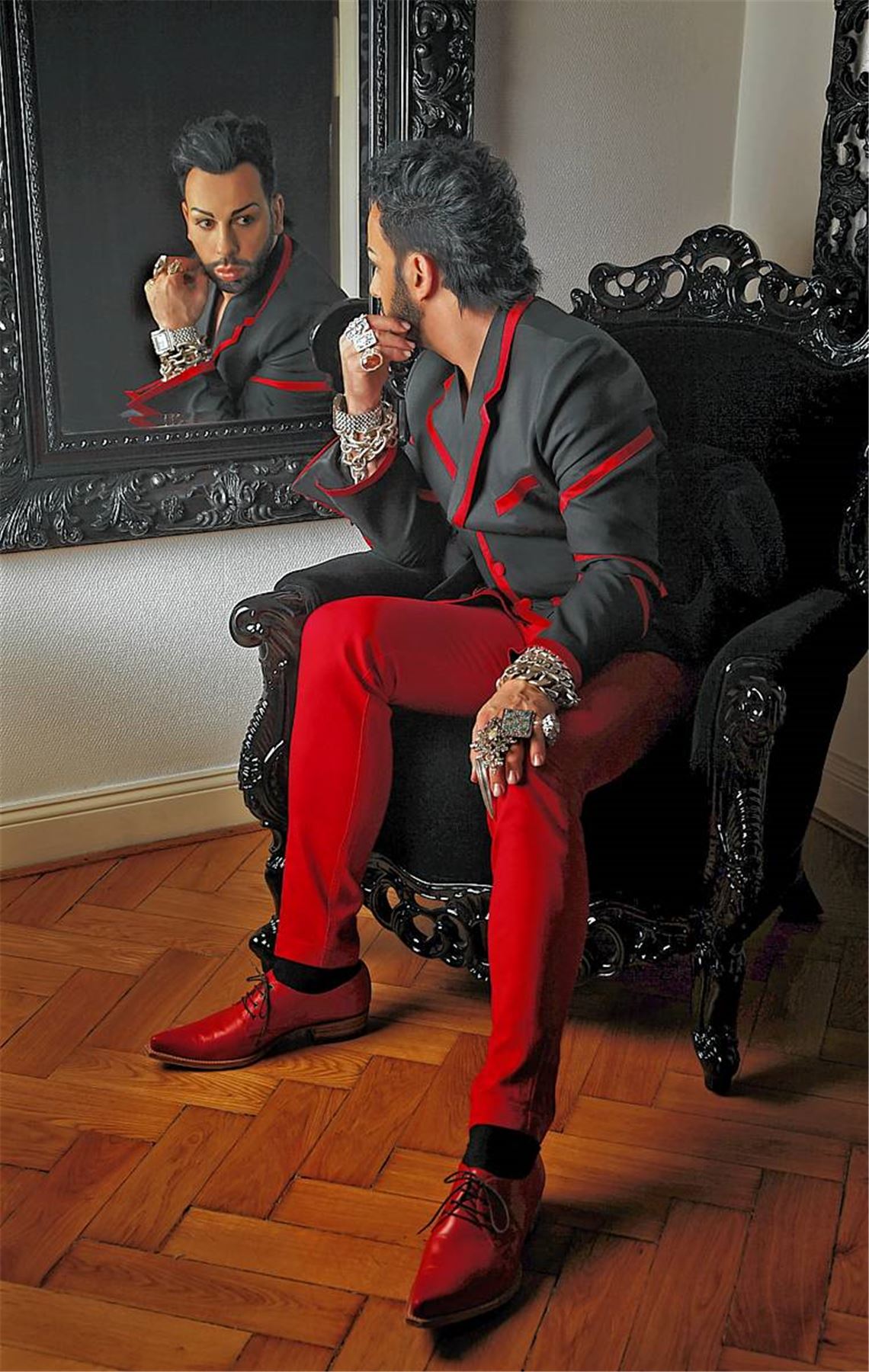 Blick zurück – ohne Zorn: Harald Glööckler freut sich auf den Abend in Mühlacker.