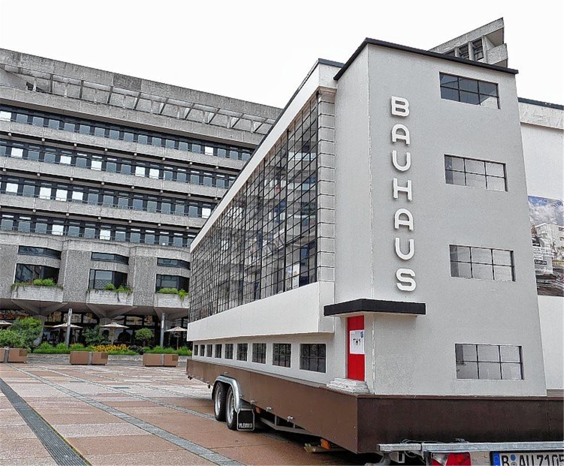 Tiny Bauhaus auf dem Marktplatz