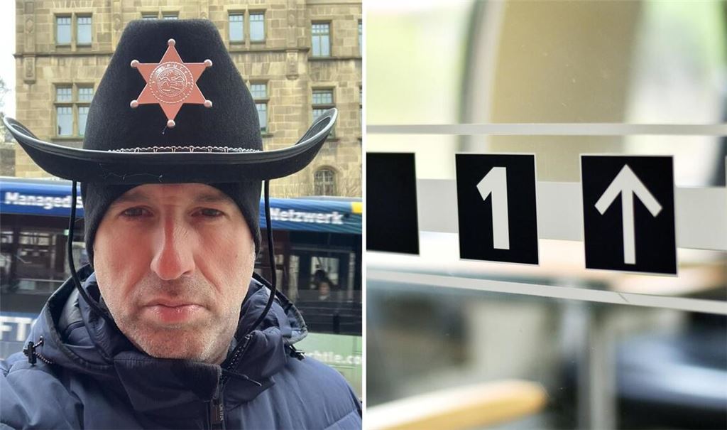 Boris Palmer hat sich zum Fasnetsumzug in Tübingen am vergangenen Wochenende als Sheriff verkleidet – wenige Tage später tritt er in ernster Sache als Leiter der Ortspolizeibehörde auf.