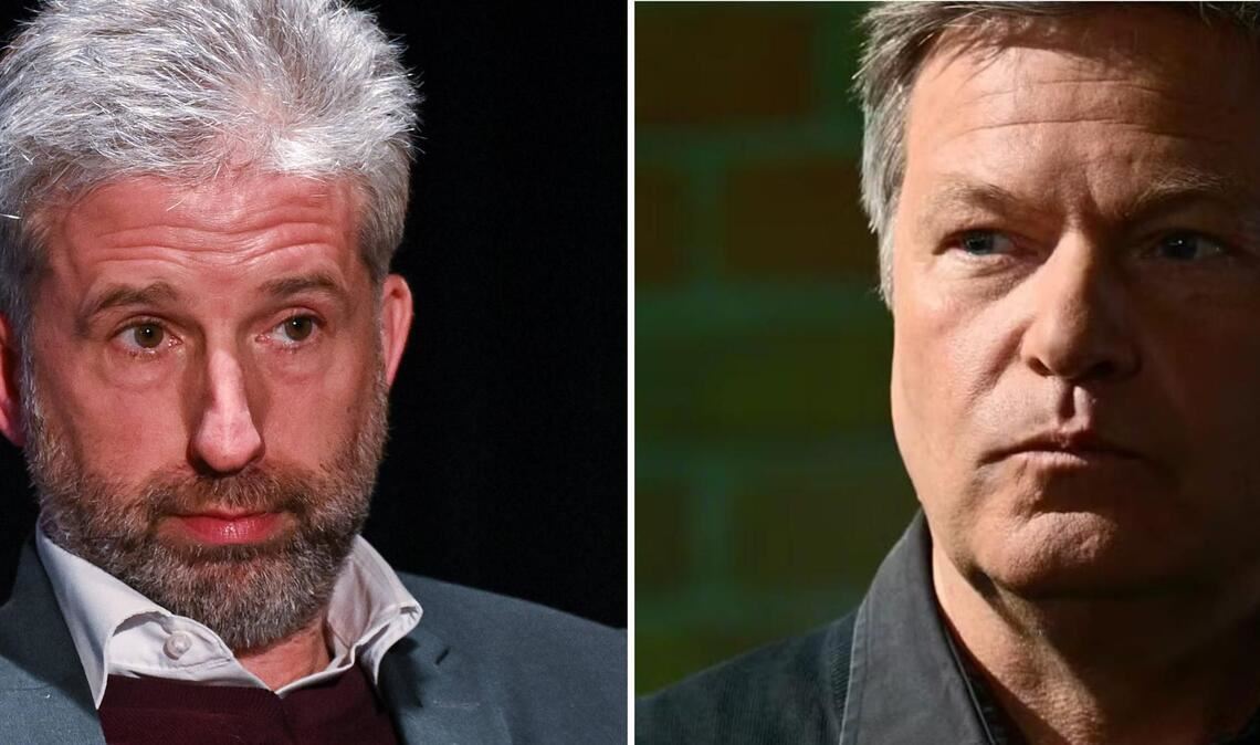 Boris Palmer bedauert Habeck-Rückzug Boris Palmer (l.) hätte sich Robert Habeck als Klimaminister gewünscht.