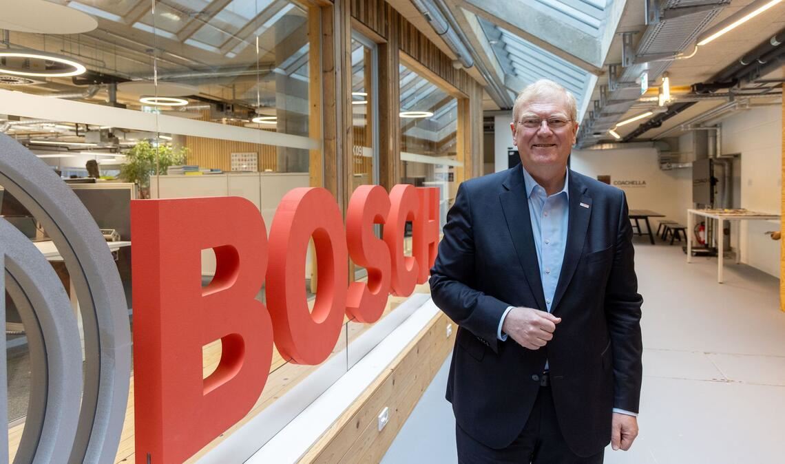 Bosch-Chef Stefan Hartung will mit dem Unternehmen durchstarten und sieht gute Marktchancen.