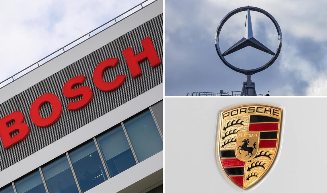 Bosch führt das Ranking an – gefolgt von zahlreichen, ebenfalls prominenten Marken innerhalb und außerhalb der Top Ten, darunter Mercedes-Benz und Porsche.