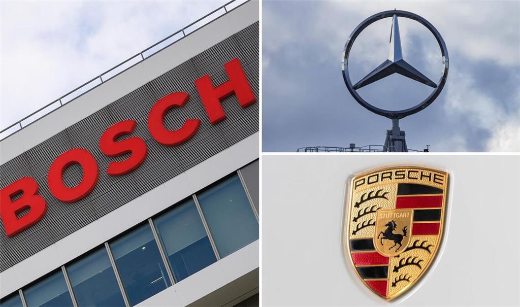 Bosch führt das Ranking an – gefolgt von zahlreichen, ebenfalls prominenten Marken innerhalb und außerhalb der Top Ten, darunter Mercedes-Benz und Porsche.