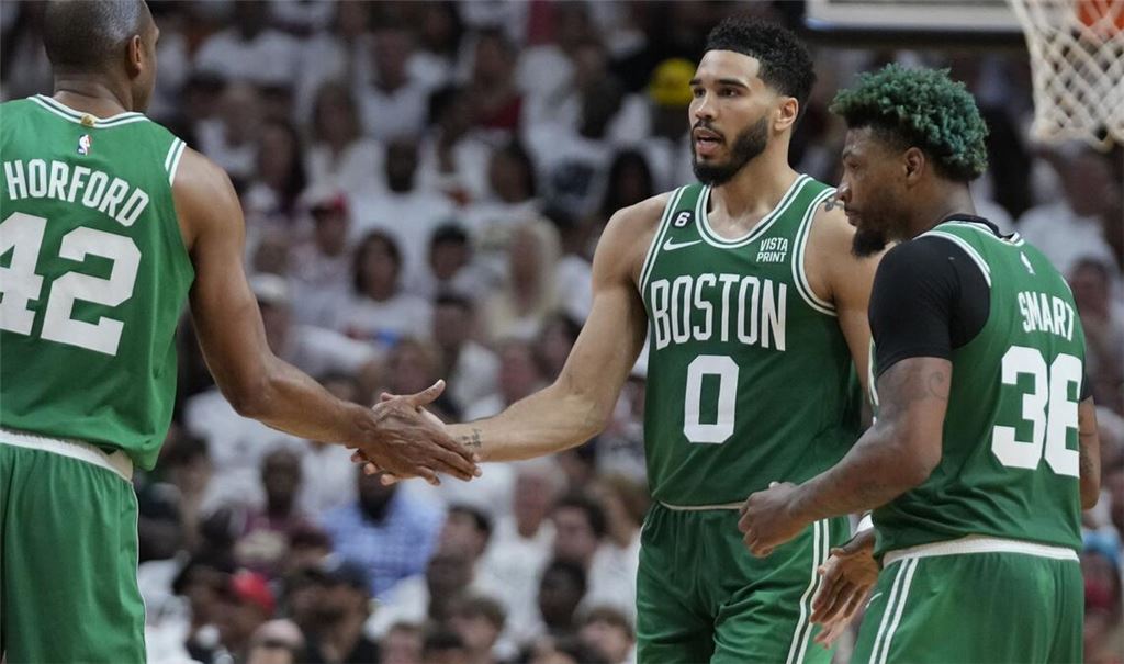 Boston Celtics im Spiel gegen Miami Heat.