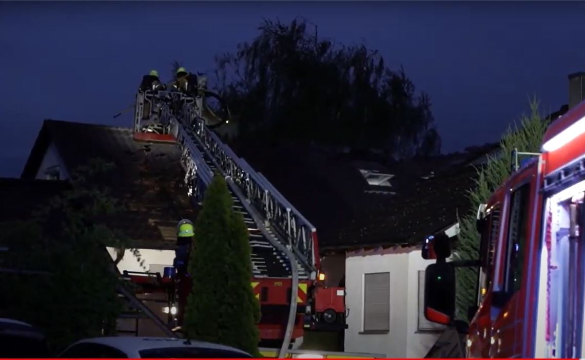 Brand in Pinache. Foto: Recken