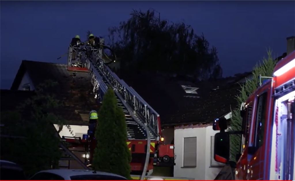 Brand in Pinache. Foto: Recken