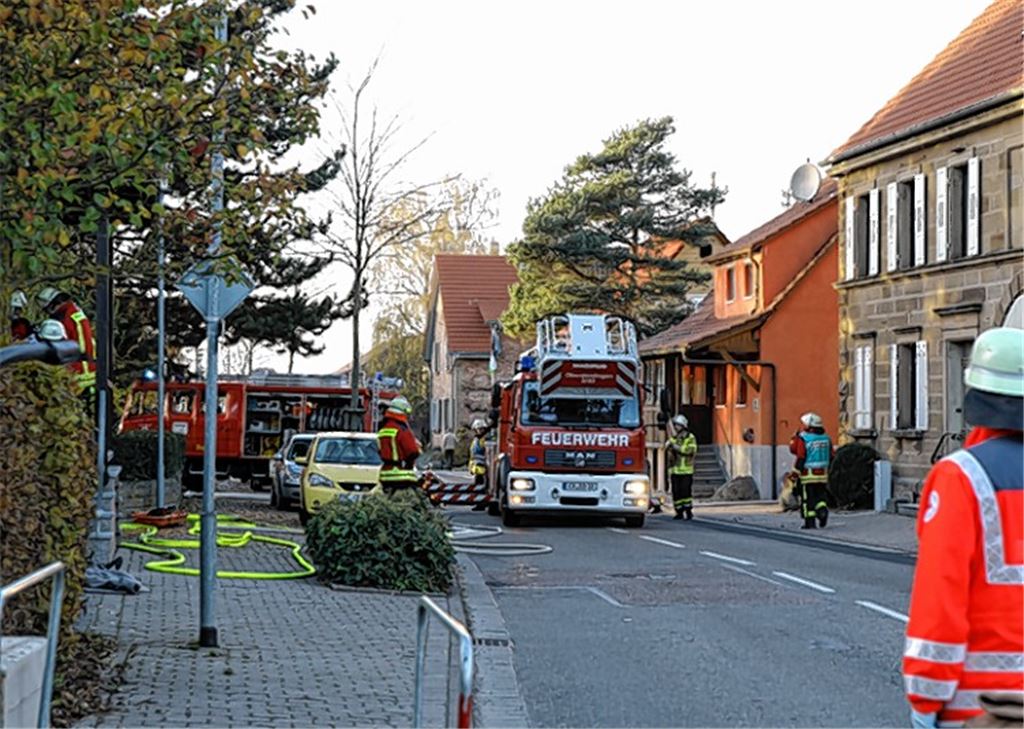 Brandheißer Einsatz in Sternenfels – aber nur zu Übungszwecken.